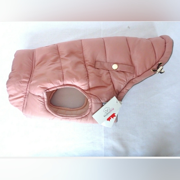 *SOLD*đžđFouFouDog ⢠Reversible Barbie Pink Puffer Coat Vest Jacket ⢠M â˘NWT - Picture 6 of 12